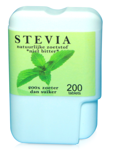 Foto van Beautylin Stevia Niet Bitter Dispenser Tabletten 200st