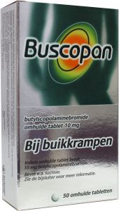 Foto van Buscopan 10mg Tabletten 50st