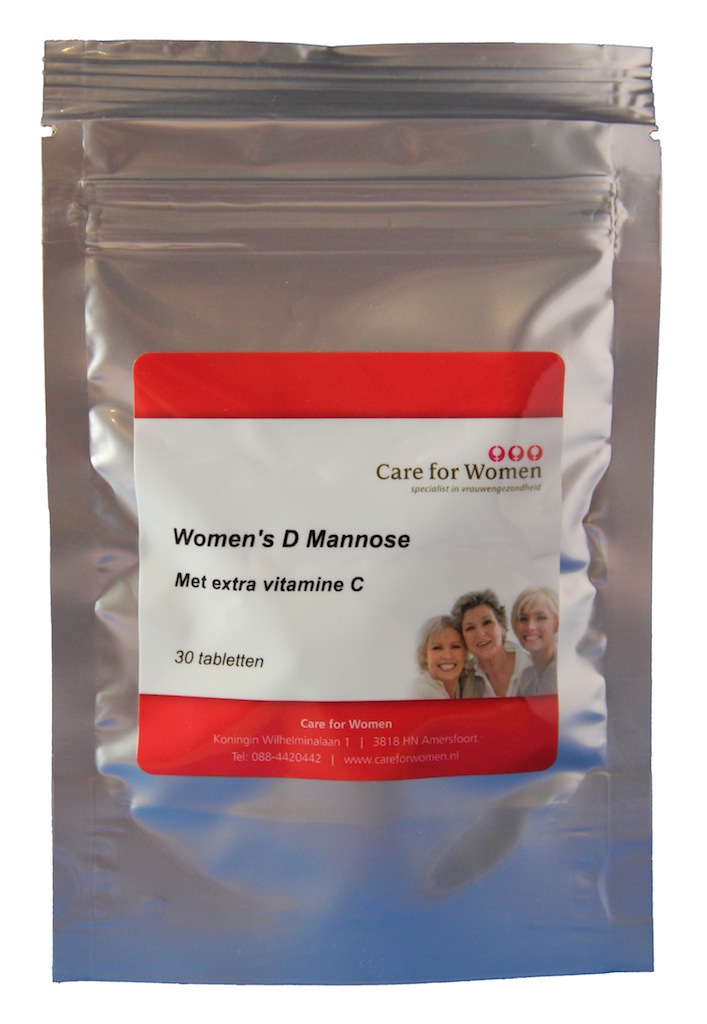 Foto van Care For Women Women&apos;s D-Mannose Tabletten 30st