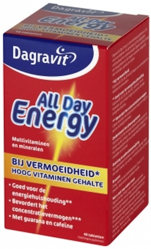 Foto van Dagravit All Day Energy Tabletten 40st