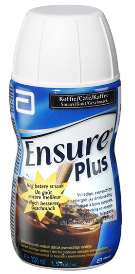 Foto van Abbott Ensure Plus Koffie Flesje 200ml