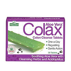 Foto van Aloe Pura Colax Colon Cleanse Tabletten 60st