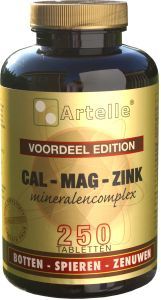 Foto van Artelle Calcium-Magnesium-Zink Tabletten 250 st *